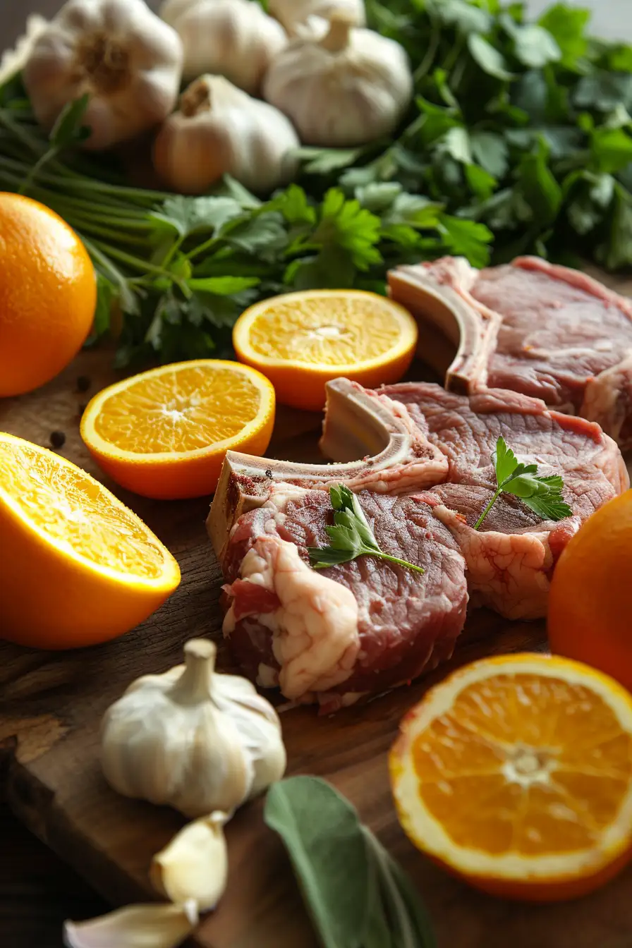Agneau aux saveurs d'Orient et éclats d'orange