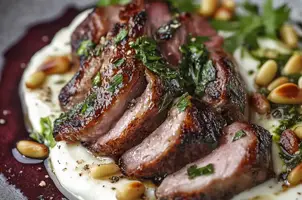 Canard aux saveurs orientales et yaourt crémeux