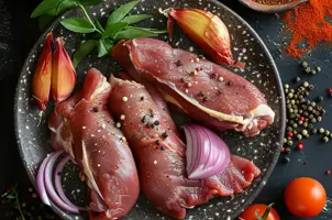 Canard aux épices berbères et son injera savoureux