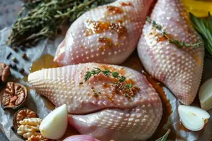 Canard aux épices tunisiennes, miel et amandes croquantes