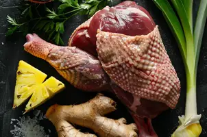 Canard exotique au lait de coco et ananas épicé