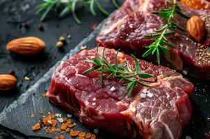 Cerf aux épices ras el hanout, miel et abricots secs croquants