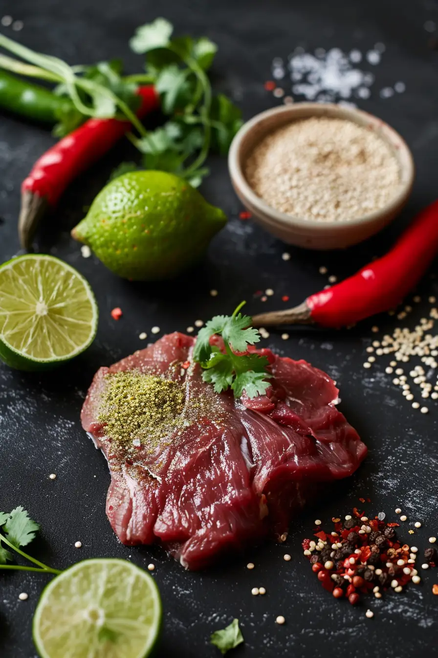 Cerf aux saveurs exotiques : quinoa, piments ají et coriandre citronnée