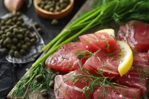Délice de thon à l'aneth, citron et câpres en crème fraîche