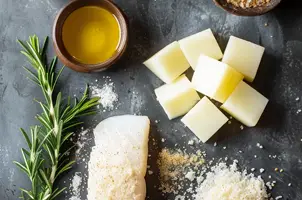 Morue croustillante aux pommes de terre et citron