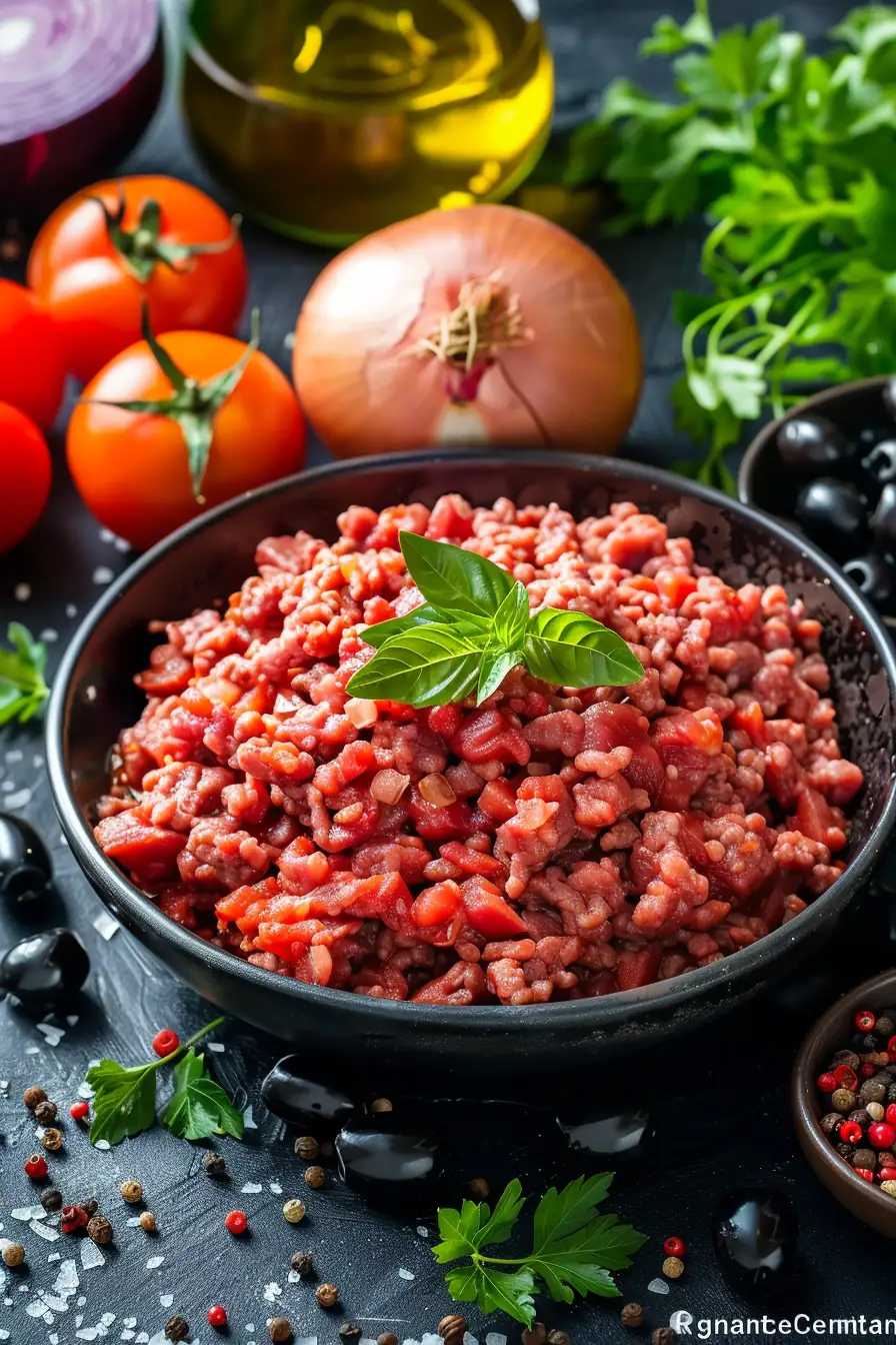 Bœuf haché aux saveurs méditerranéennes