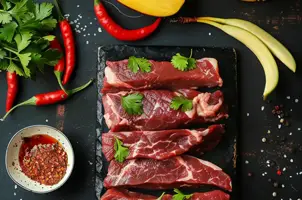 Bœuf exotique à la mangue et au piment